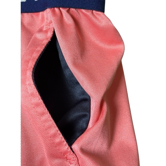 Simply Southern Shorts Womens Medium Peach Workout Paisley Elastic Waist - Picture 8 of 8